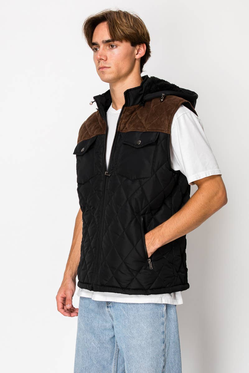 3 COULEURS DANS UN PACK Gilet homme doublé sherpa V4270 en vente sur Faire11