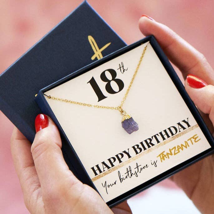 18th Birthday Birthstone Necklace for wholesale by Lucent Studios Ltd