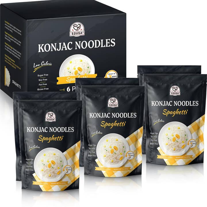 Heivy - Wholesale Pasta - 52USA Konjac Shirataki Noodle, Low Carb Pasta 52.8 Oz 3