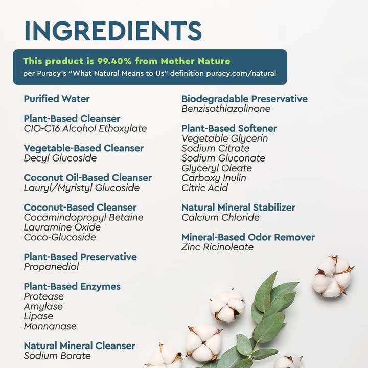 Puracy - Wholesale Laundry Detergent Powder/Pods - Puracy Natural Laundry Detergent 48oz Refill (concentrate)3