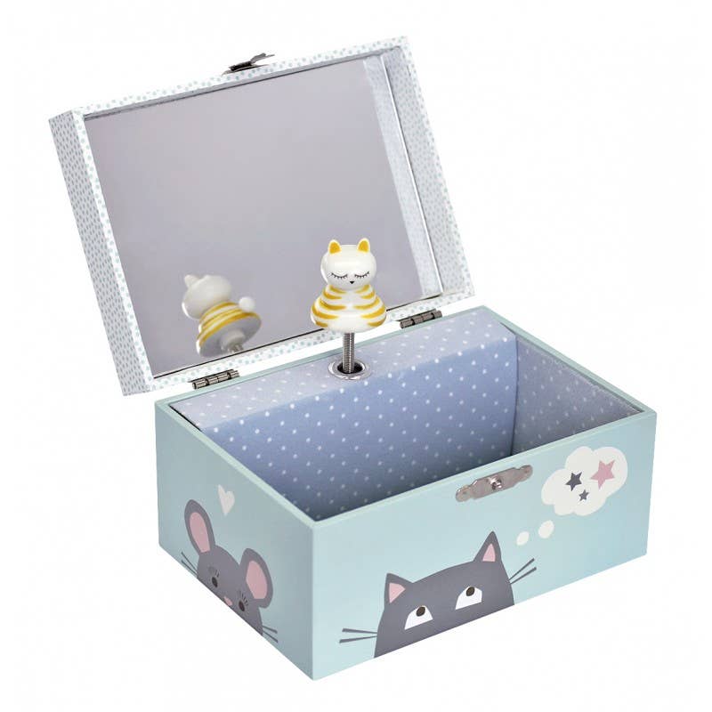 TROUSSELIER SAS - Wholesale Jewelry Box/Organizer - Kids - Musical Cat Box1