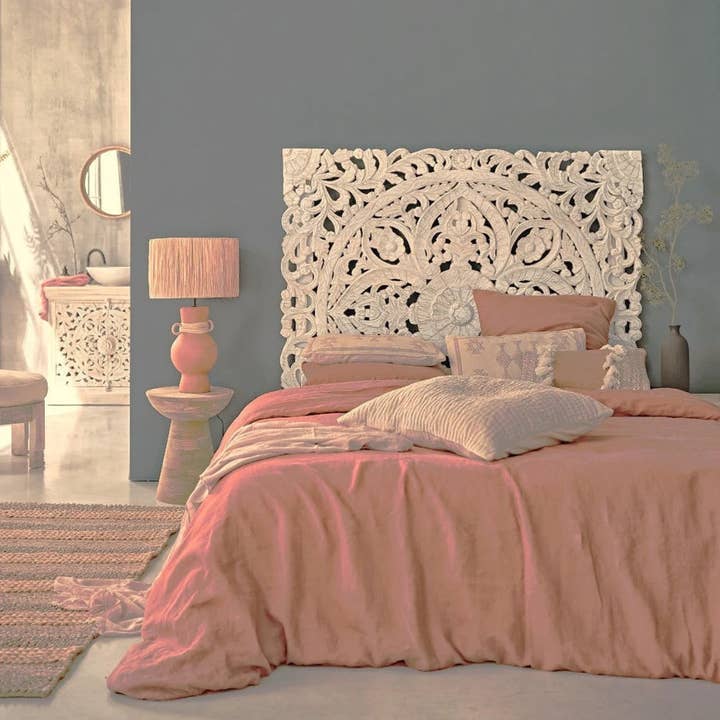 Victoria Handgjord Mandala Väggmonterad Träsänggavel för wholesale av Crafted Fashions