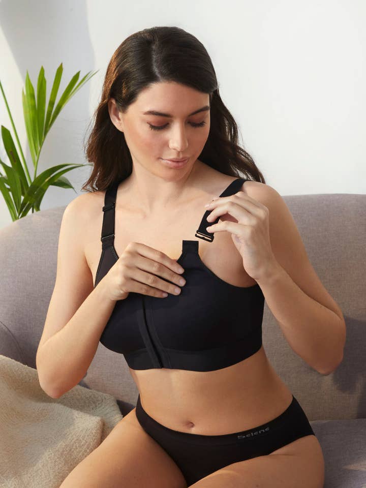 BLACK Post-Surgical Bra 8002 for wholesale on Faire2