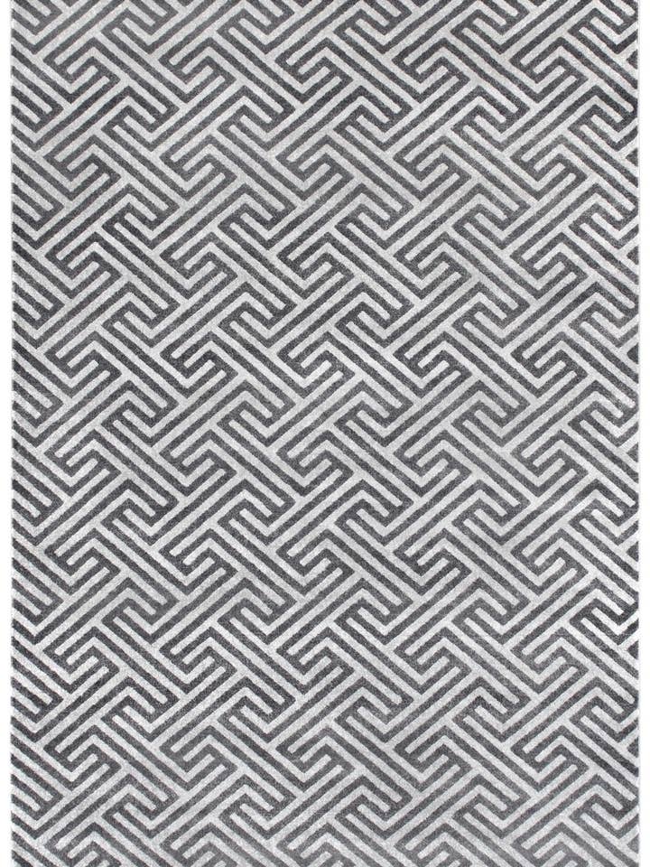 Spectrum - Maze - Silver Grey for wholesale by RugModern