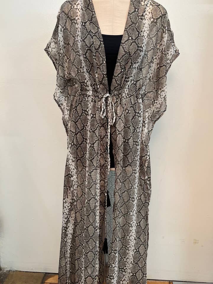 Caftan Dress Python for wholesale by Elizabeth Gillett