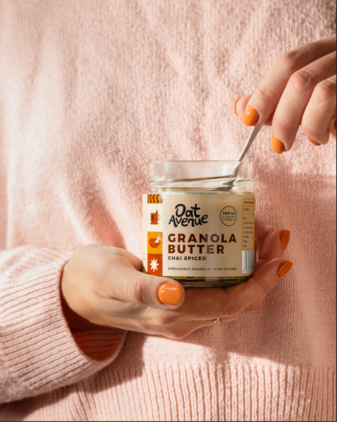Oat Avenue – Engroshandel Nøddesmør – Granola Smør - Chai Krydret2