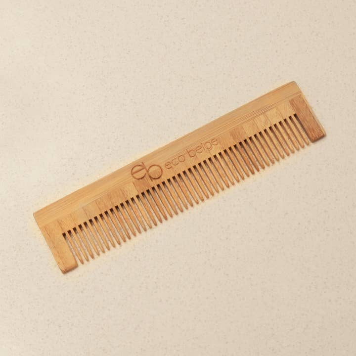 Pente de bambu por atacado de Eco Beige