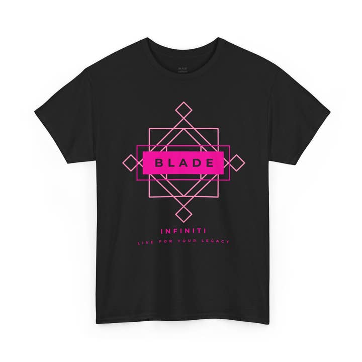 Geometrisk Infiniti Pink T-shirt for engroshandel hos Blade Infiniti LLC