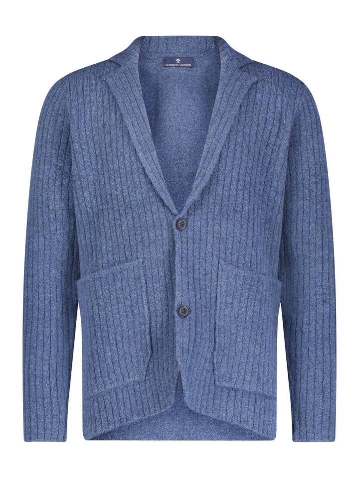 Veste pull côtelée pour la vente par Luchiano Visconti