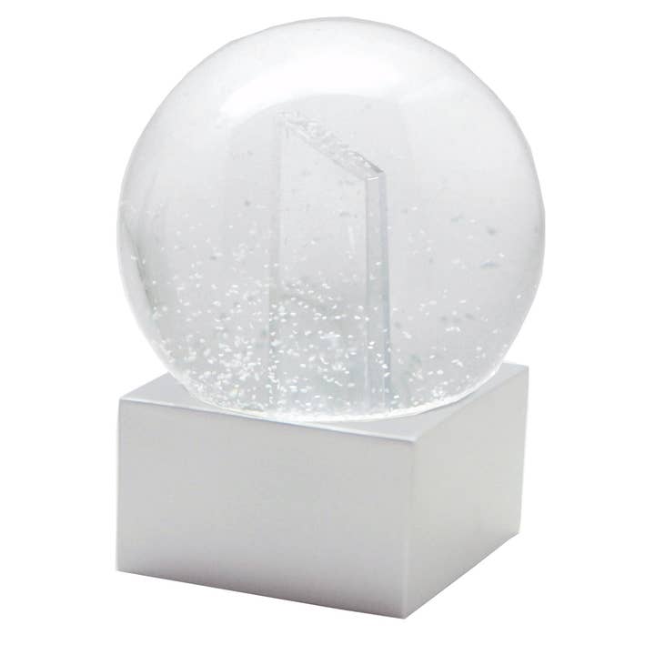 Conjunto de bricolage com vidro de 100mm para globo de neve DIY com inserção de foto por atacado de Schneekugelhaus