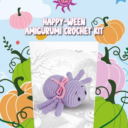Creative World of Crafts – wholesale Knitting/Crochet Supplies – Knitty Critters - Happy-Ween Crochet Kit - Little Animal