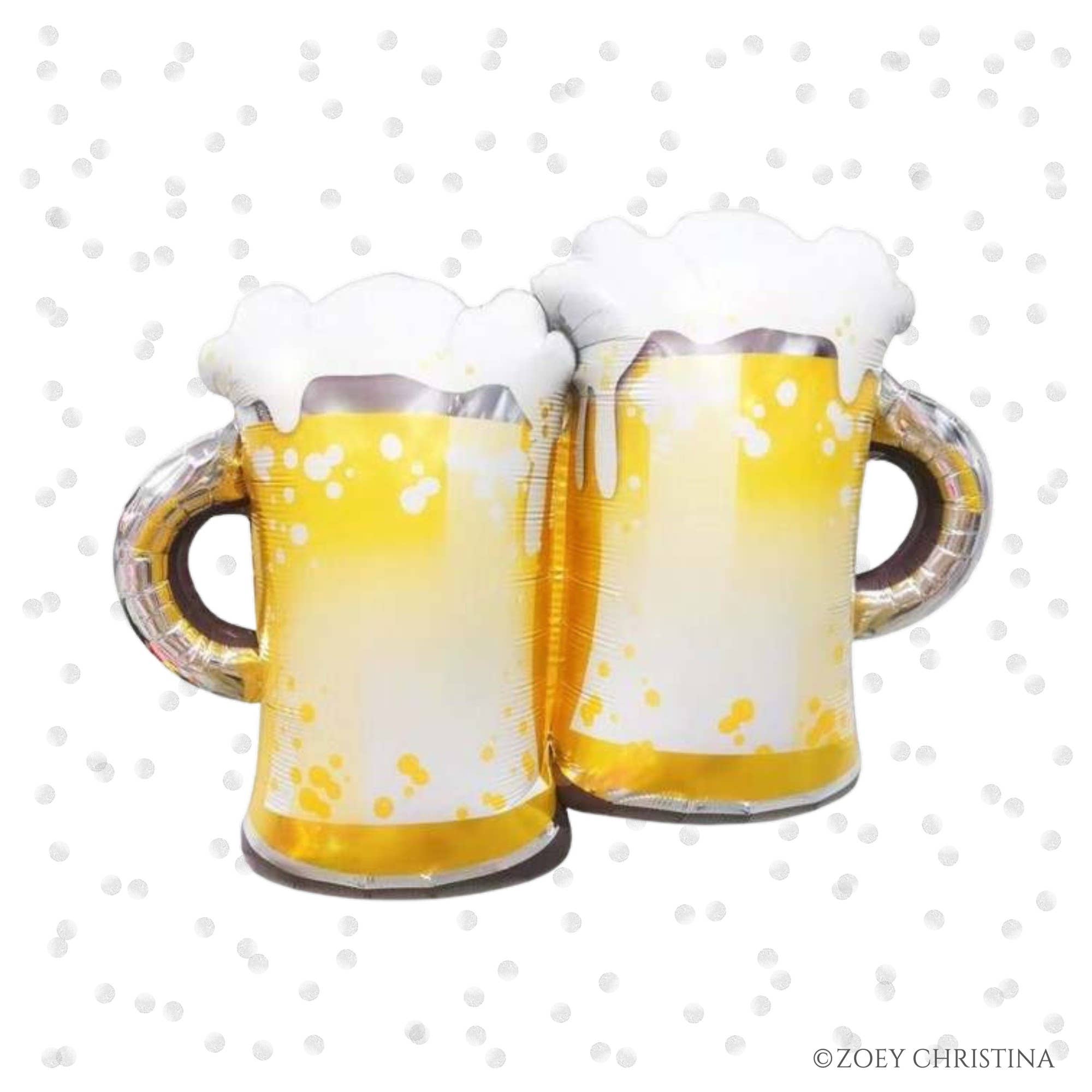 Zoey Christina - Wholesale Balloon - Double Beer Mug Foil Balloon – Oktoberfest, Brewery3