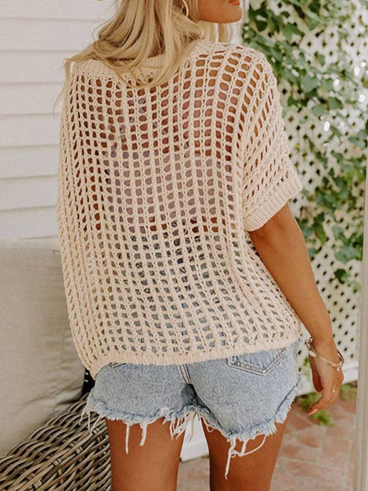 Wholesalesir - Wholesale Swim Cover Up - Women's - Hollow Top Beach Cover Up