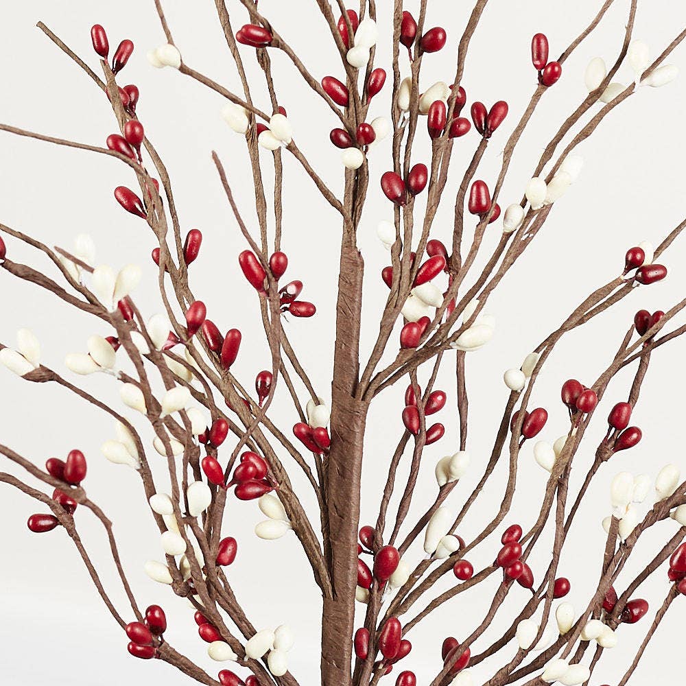 Factory Direct Craft – Flores artificiais por atacado – Ramo de Bagas Pip de 25" - Selecionar Cor4