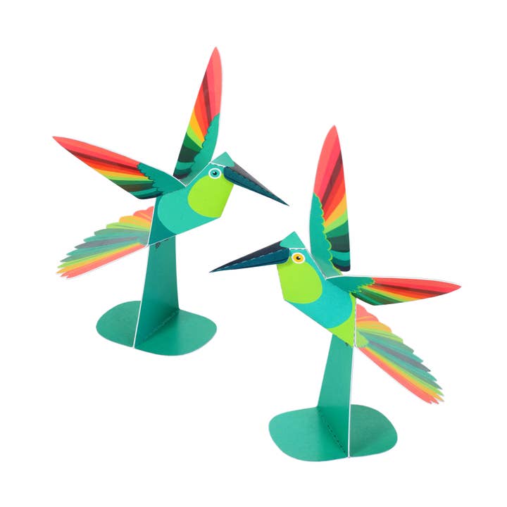 Hummingbird Paper Toys for wholesale by pukaca