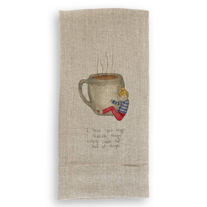 French Graffiti - Wholesale Tea towel - I Have Seen Terrible Things1