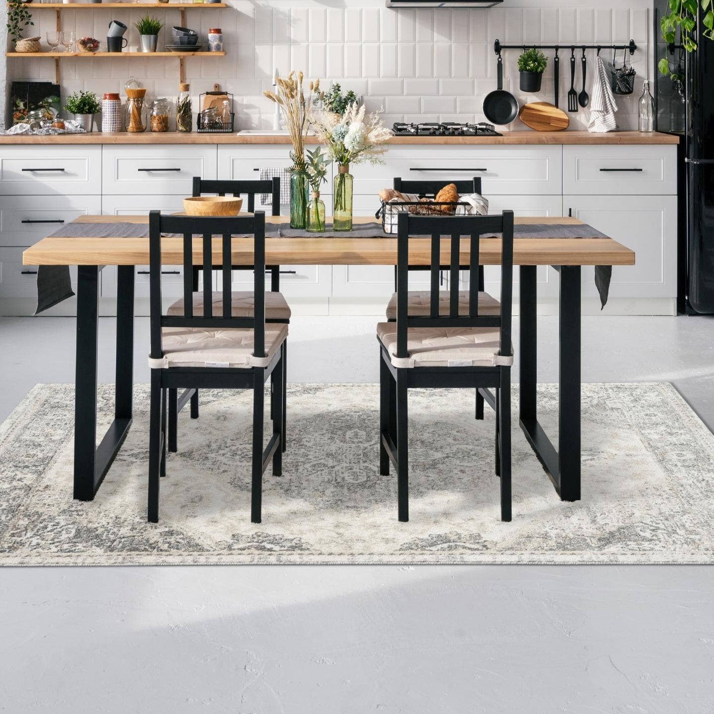 Luxe Weavers - Vente Tapis - Tapis à médaillon oriental Vintage 806124