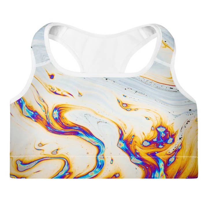 Rainbow Drop -Athletic Bra for wholesale by EnvivaCor