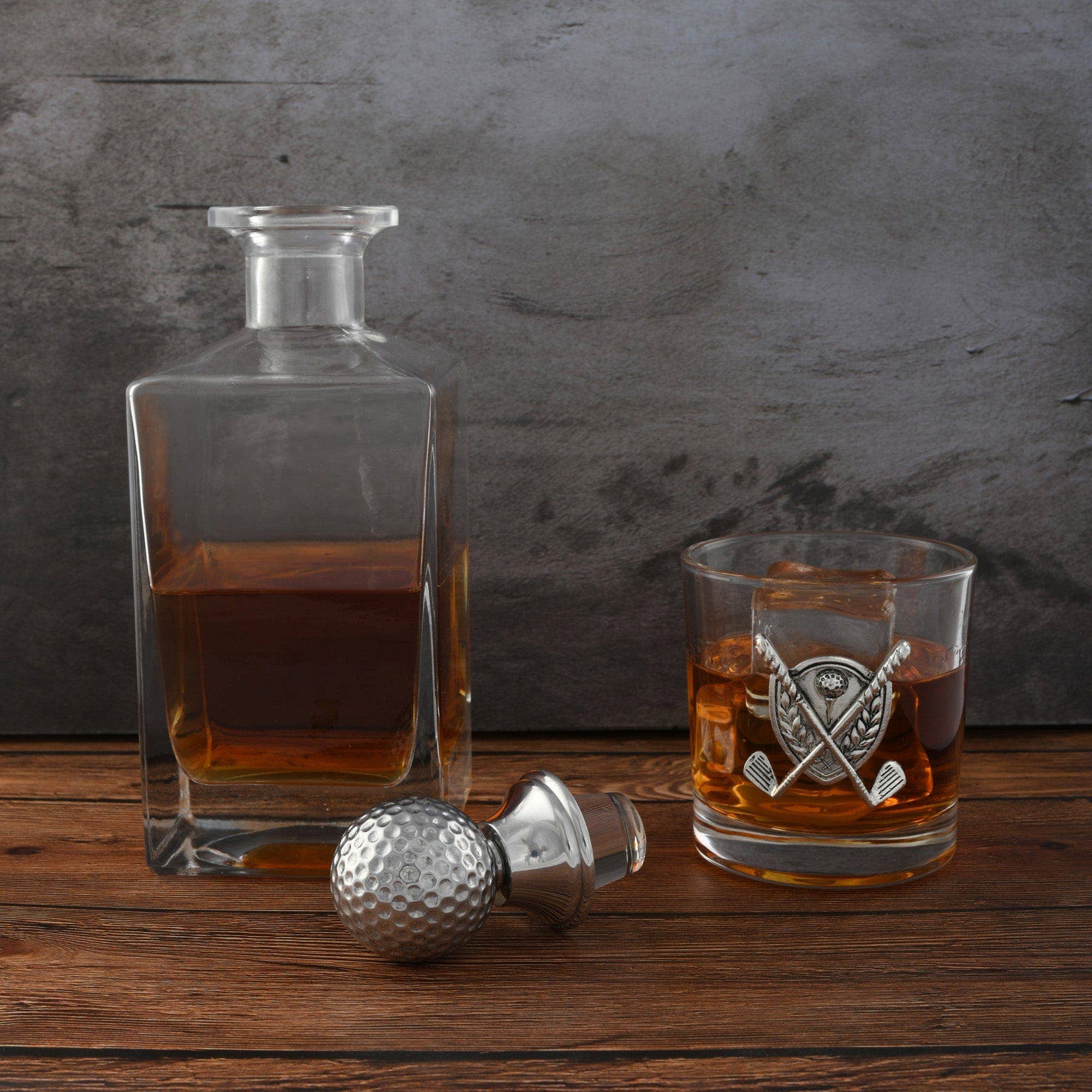 Vagabond House – wholesale Dekanter – Golfkaraffuppsättning med parglasögon1