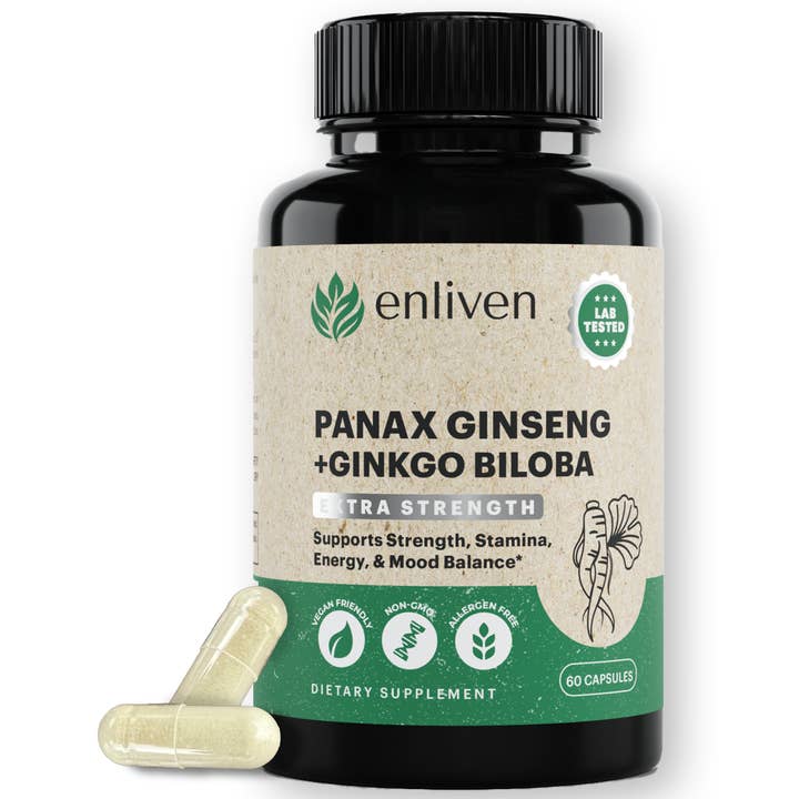 Enliven Ginseng & Ginkgo Biloba for wholesale by Enliven