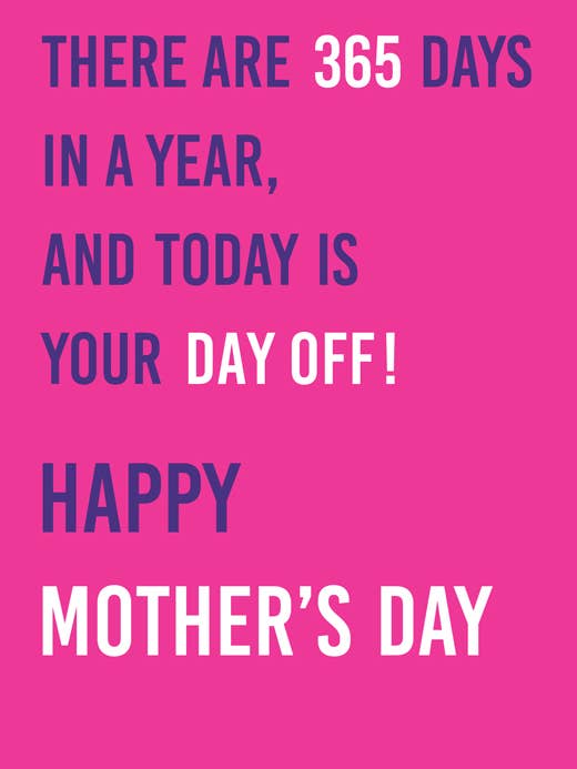 Mother's Day Card, Mother's Day, 365 days for wholesale by Piccadilly Greetings