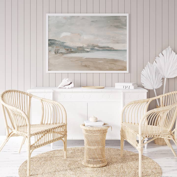 Sugar & Canvas - Wholesale Art print - European Vintage Country Coastal Beach Sea Art Print VP244