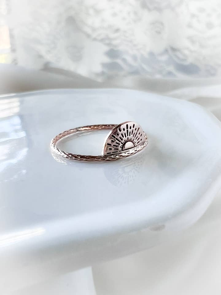 Starburst Ring for wholesale by Initial Love Jewelry