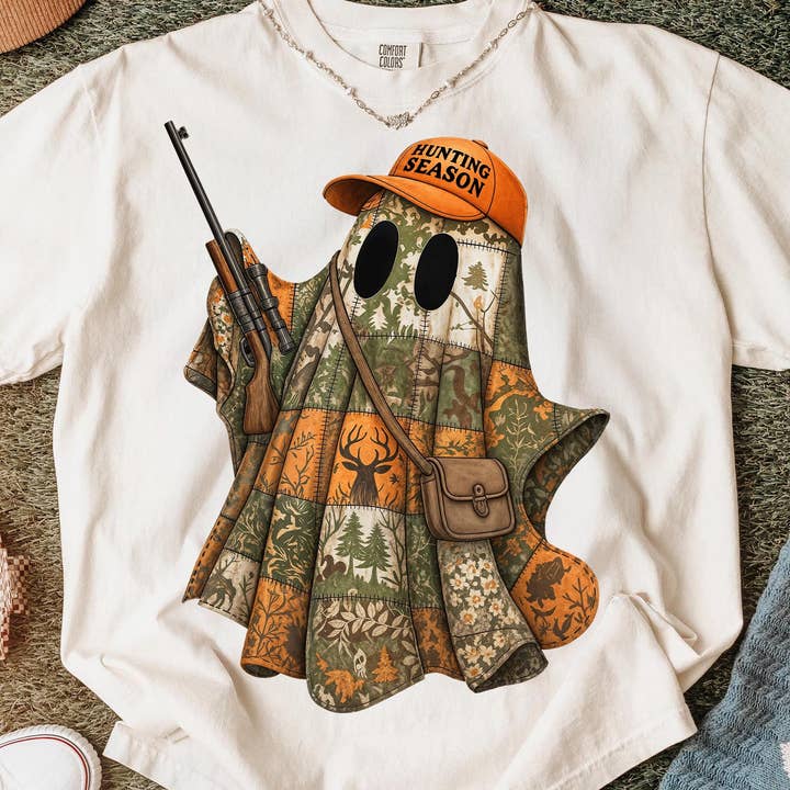Hunting Season Ghost Comfort Colors Shirt,Camo Ghost Sweater for wholesale by Glaime