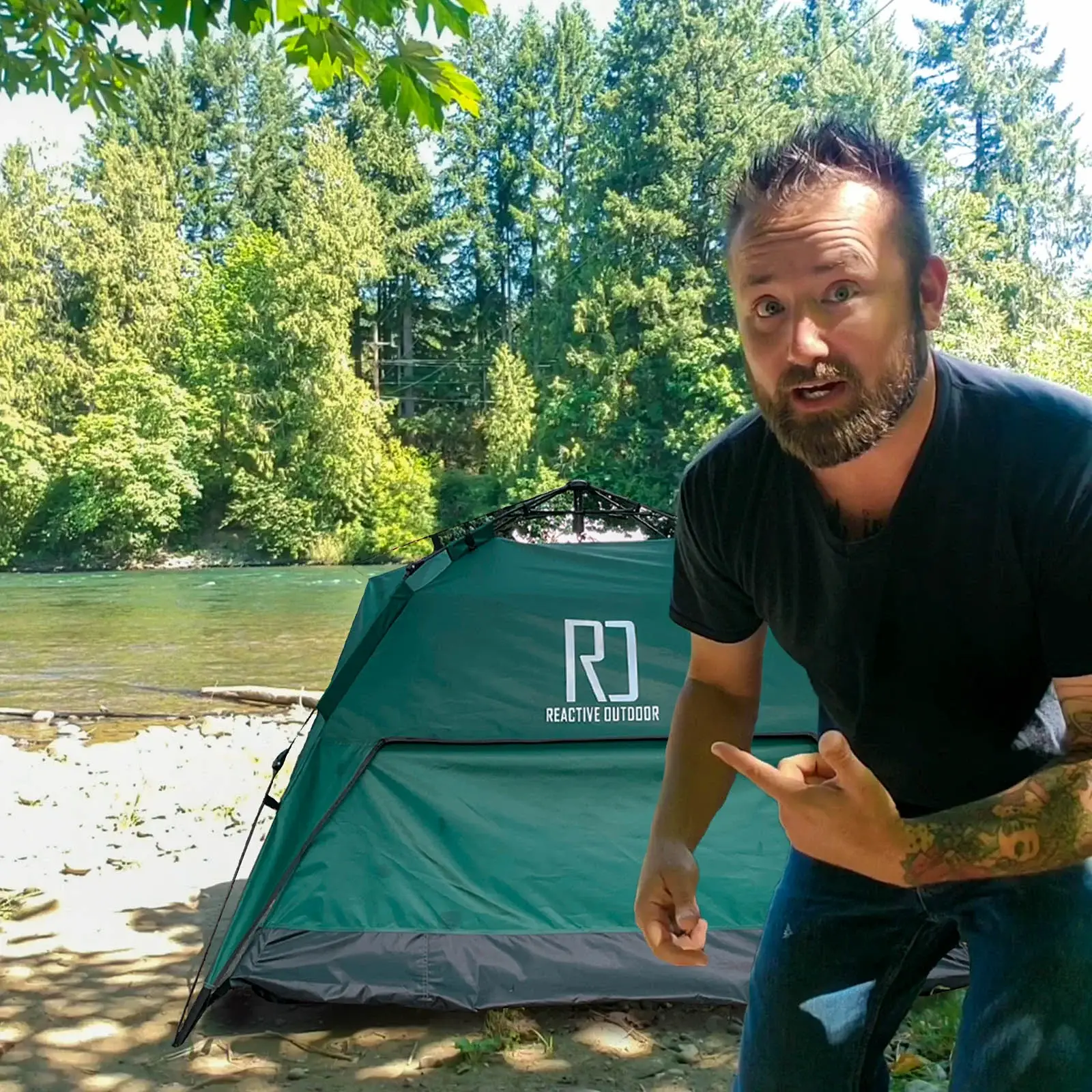 Reactive Outdoor - Wholesale Tent - 3 Secs Camping Tent - Instant Pop Up Reactive Outdoor Tent8