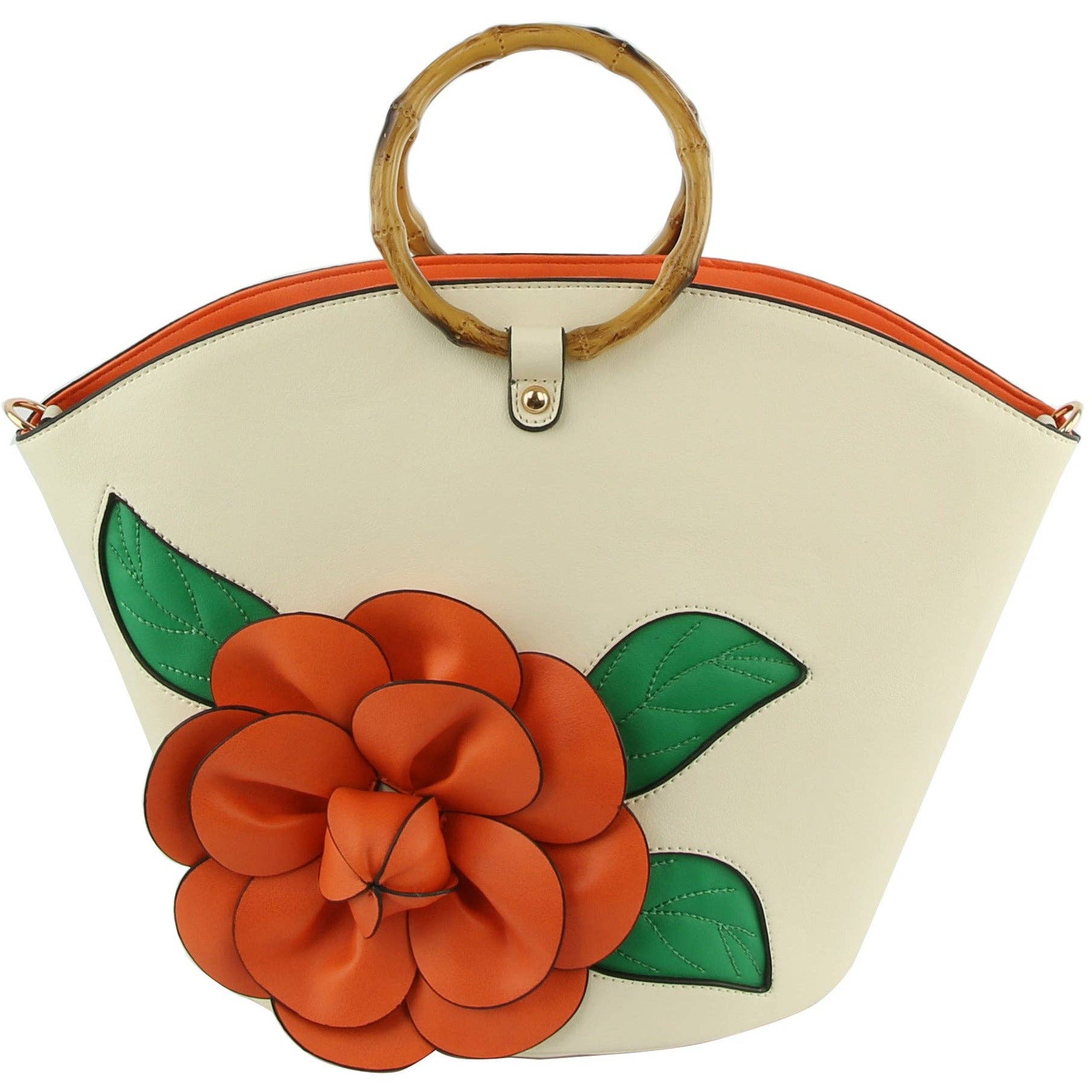 Handbag Factory Corp - Wholesale Top Handle Bag - Women's - Women Flower Satchel Evening Purse Party Bag1