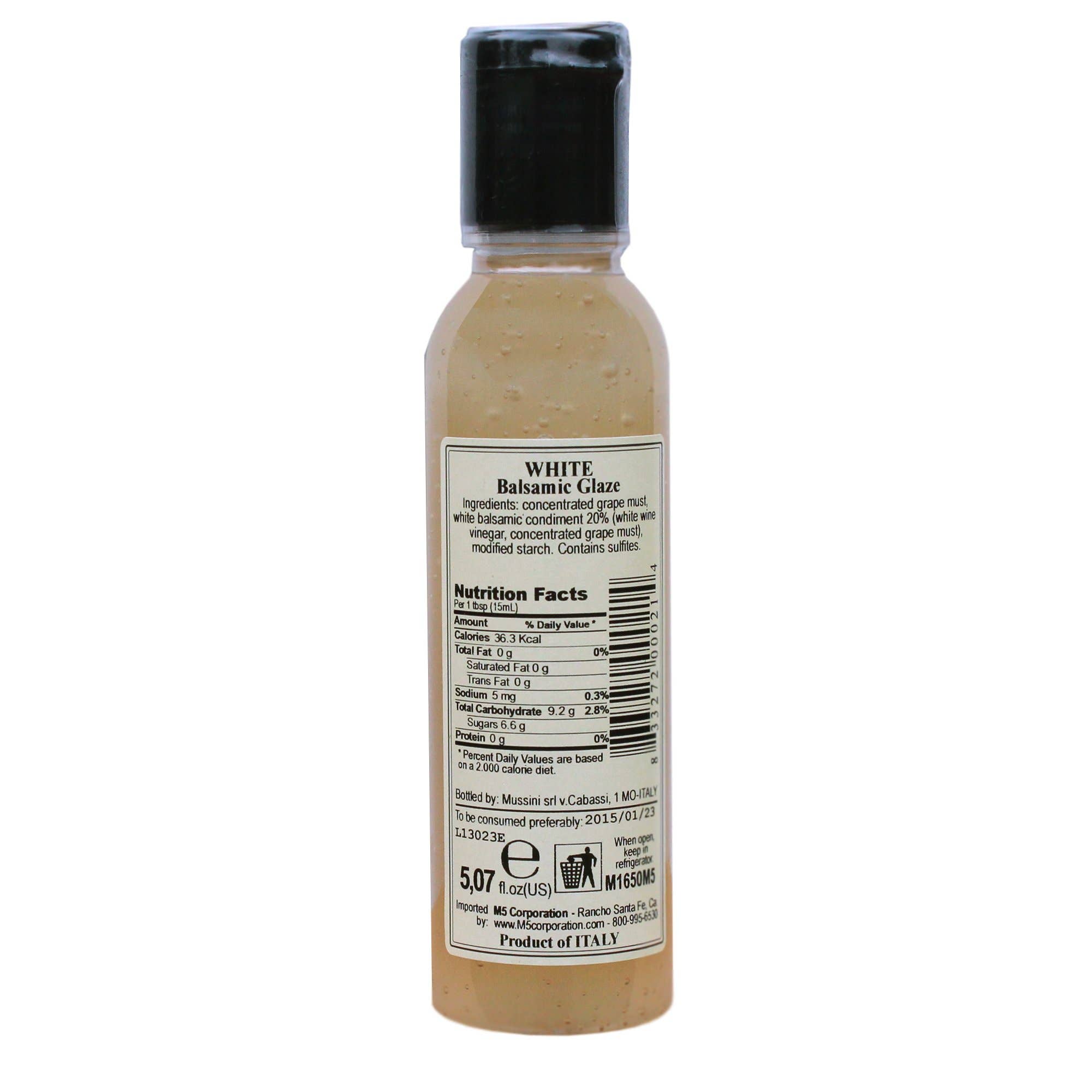 M5 Corporation - Wholesale Vinegar - White Balsamic Glaze - 5.1oz (150ml)1