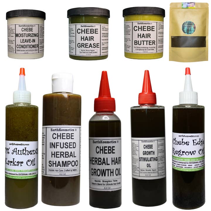 Complete EarthKosmetics Hair Collection Set for wholesale by Earthkosmetics