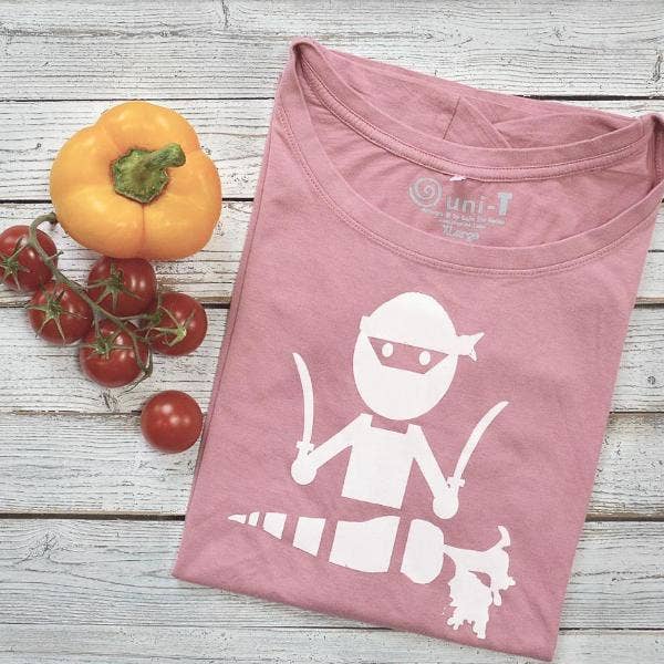 Vegan T-shirt for Women - Veggie Ninja for wholesale by Uni-T