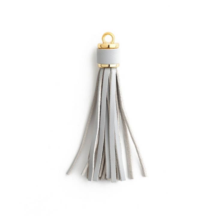 ACCITY - Wholesale Keychain - Unisex - Leather Fringe Keychain, PU Tassel Bag Charm_CWAB50078