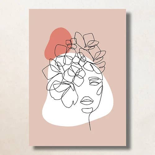 Flower Femmes/A6/CARD pour la vente par Bijzondere Kaartjes