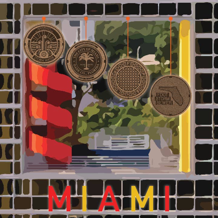Tombino - Wholesale Coasters - Manhole Cover Coasters Miami