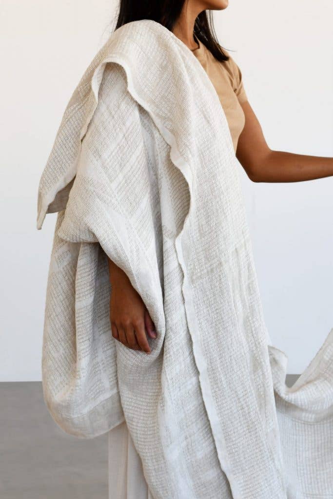 African Jacquard - Wholesale Throw blanket - 100% Linen Bogolan Bed Throws12