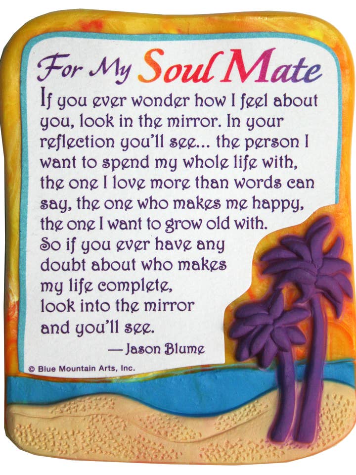 Magnet- FOR MY SOUL MATE IF YOU EVER WONDER for wholesale by Blue Mountain Arts