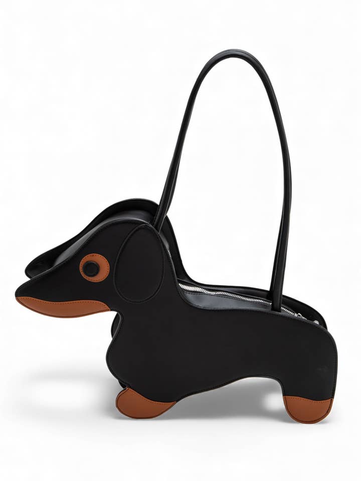Iconic Dog Novelty Shoulder Bag for wholesale by Artini Accessories