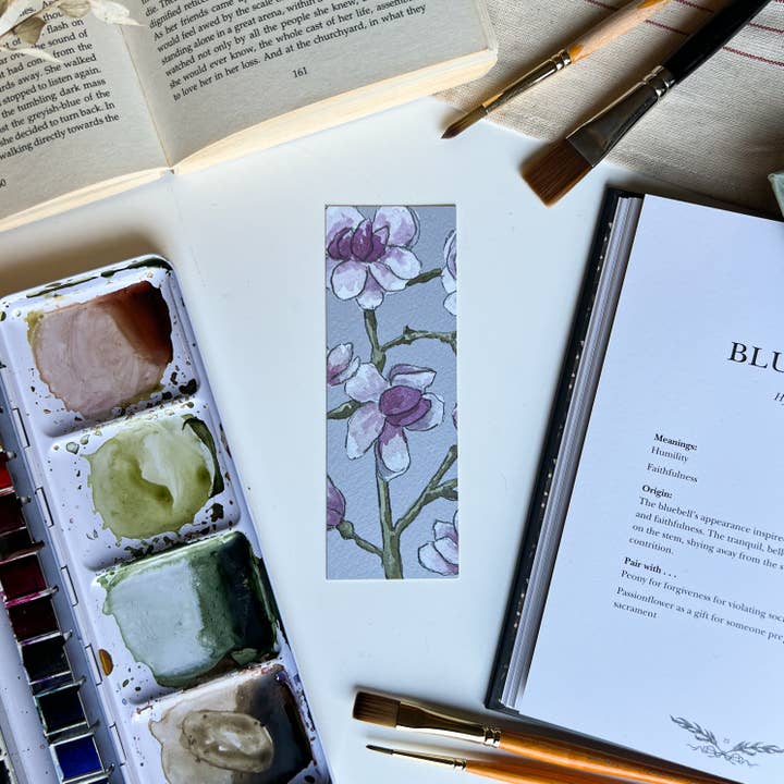 Magnolia Bookmark for wholesale by Pippin Prints