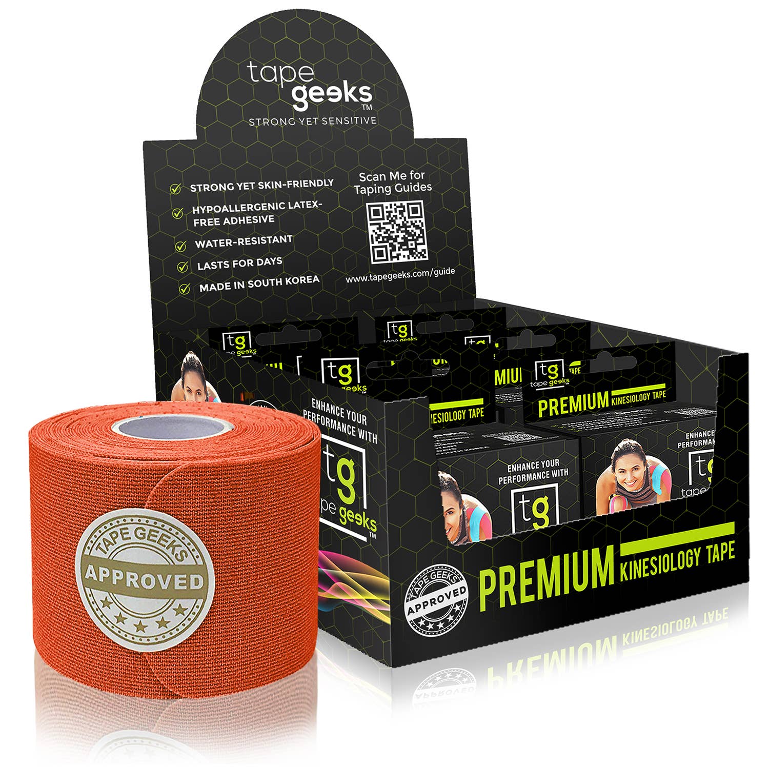 Tape Geeks - Wholesale Fitness Equipment - 6-Pack Premium Kinesiology Tape3