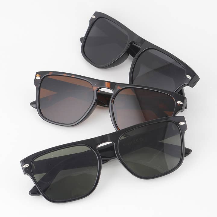 MIX Straight Bolted Sunglasses for wholesale on Faire