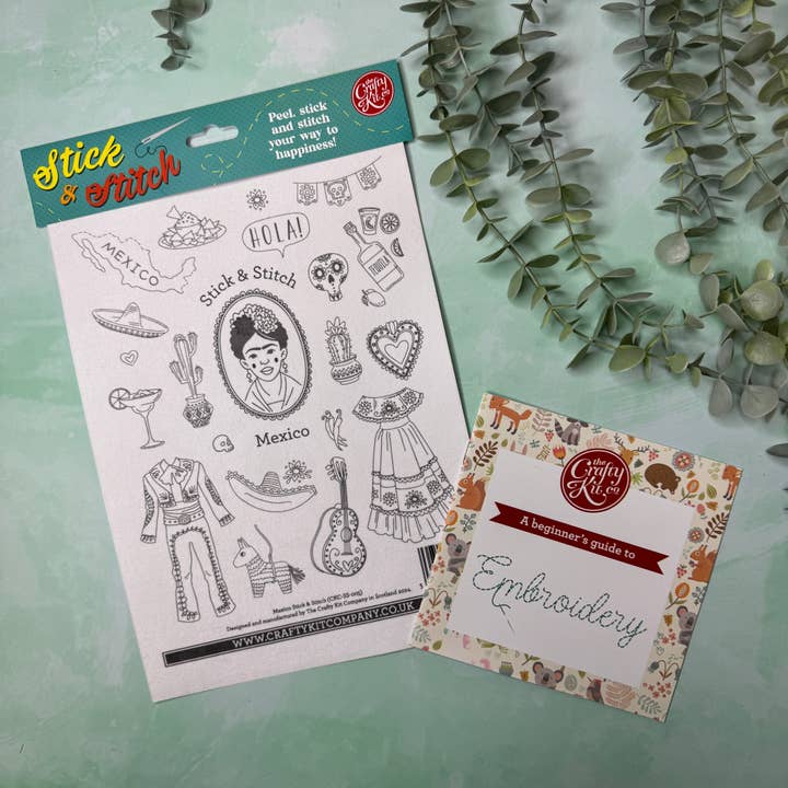 Mexico Stick & Stitch Embroidery for wholesale by The Crafty Kit Company