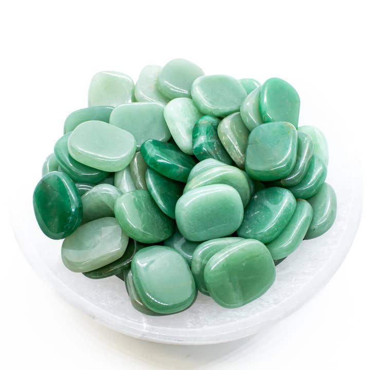 Quasar Gems USA – Engroshandel Spirituelle sten og krystaller – Grøn Aventurin Glat Lille 1KG/ 2,2lbs0