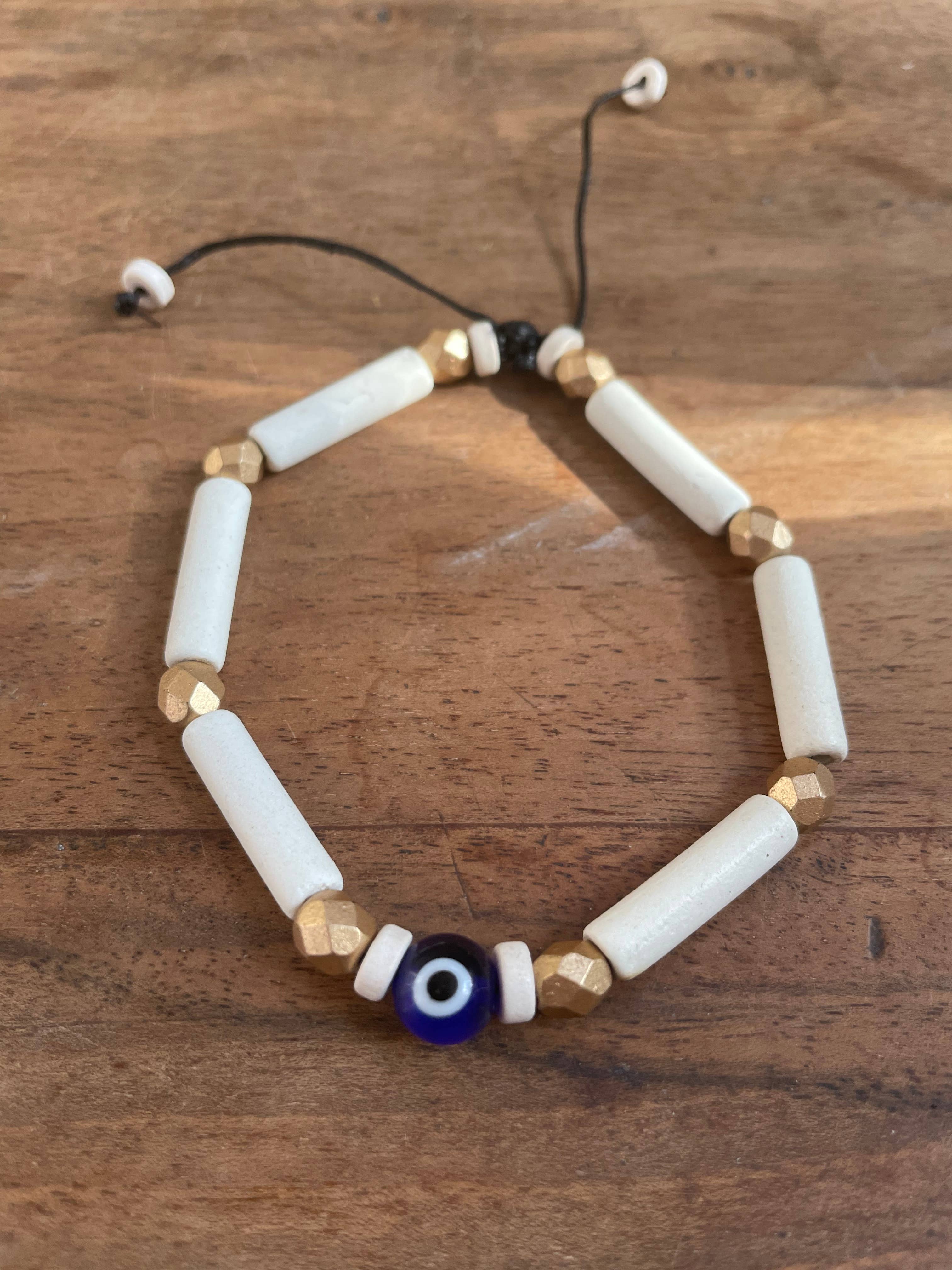 Le Labo de Cléopâtre – Großhandel Perlenarmband – Armband mit bösem Blick und griechischen Perlen3