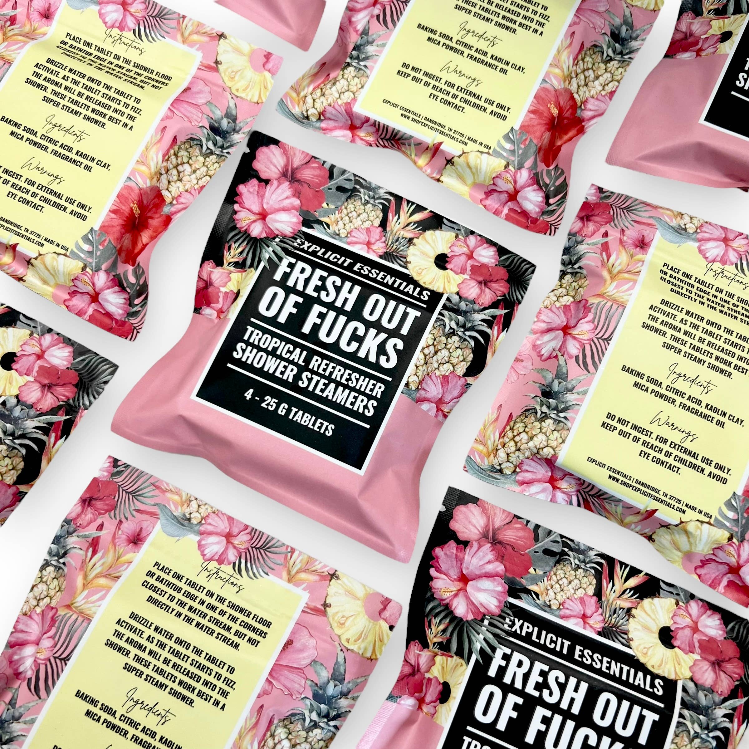 Explicit Essentials - Wholesale Shower Steamer/Bomb - Fresh Outta Fucks Shower Steamers4