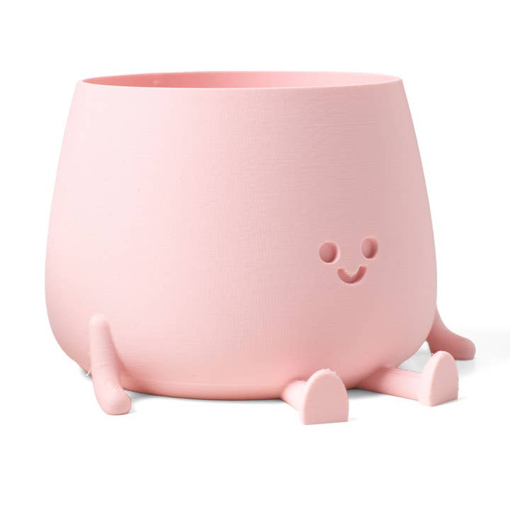 Ingadi - Wholesale Plant Pot - Happy Pot Planter - Peach Pink