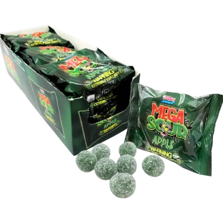 Cow Crack Wholesale - Wholesale Hard Candy - Barnetts Apple Mega Sour Challenge
