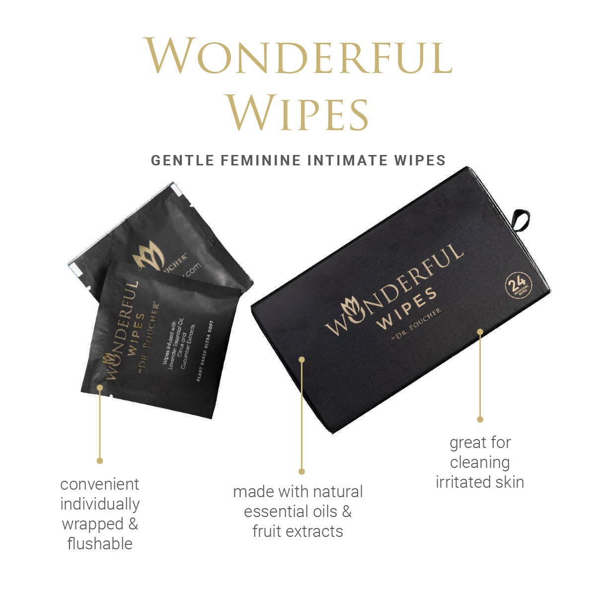byDr.Poucher - Wholesale Face & Body Wipes - Wonderful Wipes, Feminine Wipes, OBGYN Developed 1