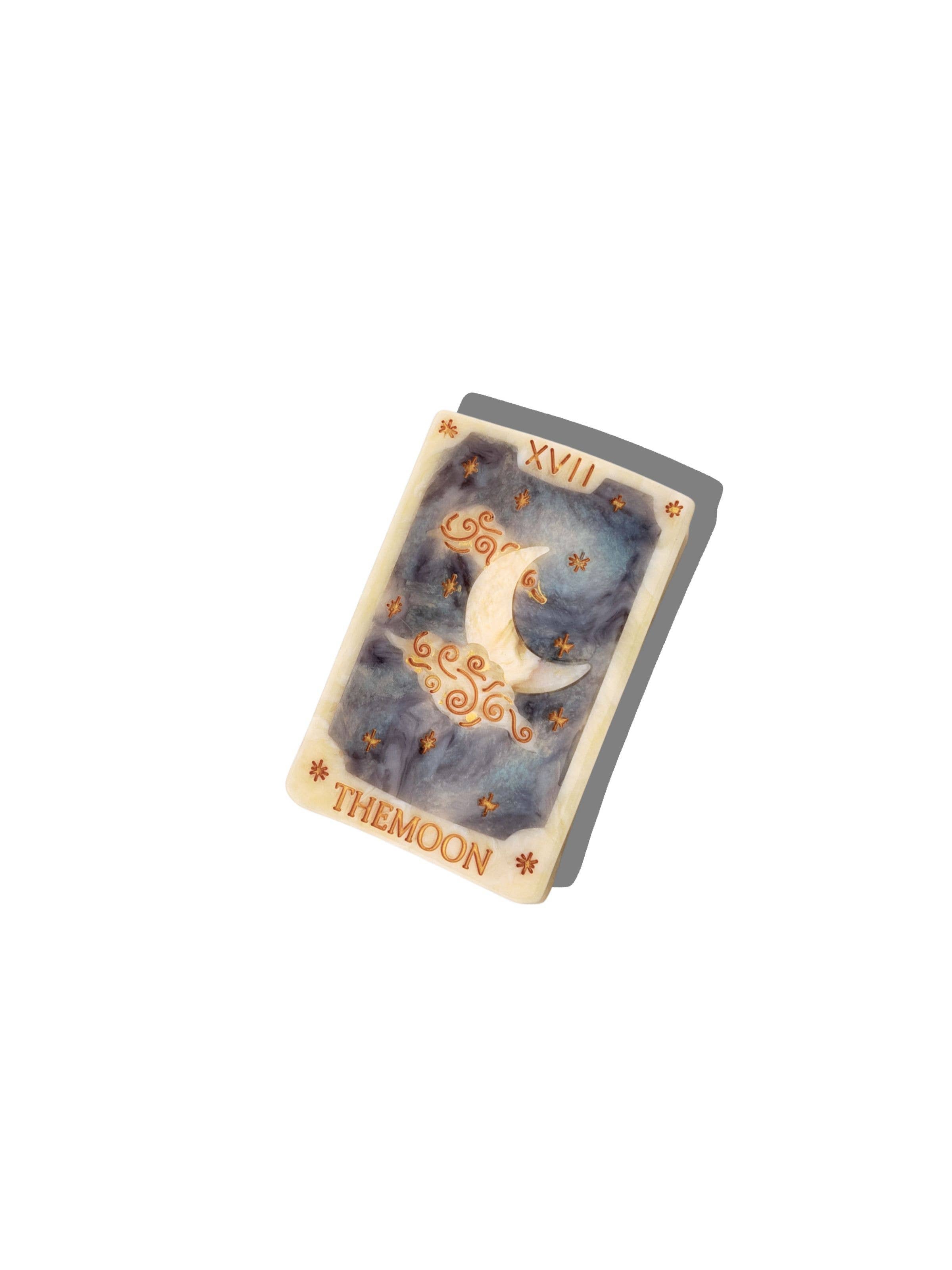 Solar Eclipse – wholesale Hårklämma - Dam – Handmålad Måne Tarotkort Klo Hårklämma | Miljövänlig0